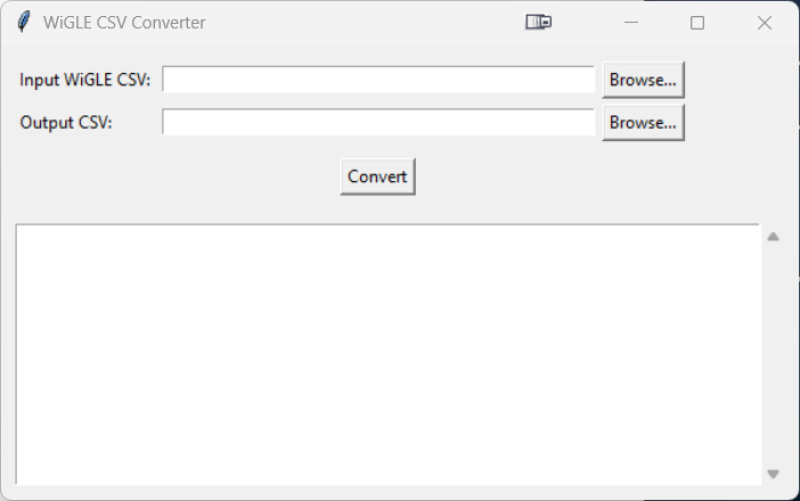 WiGLE CSV Converter